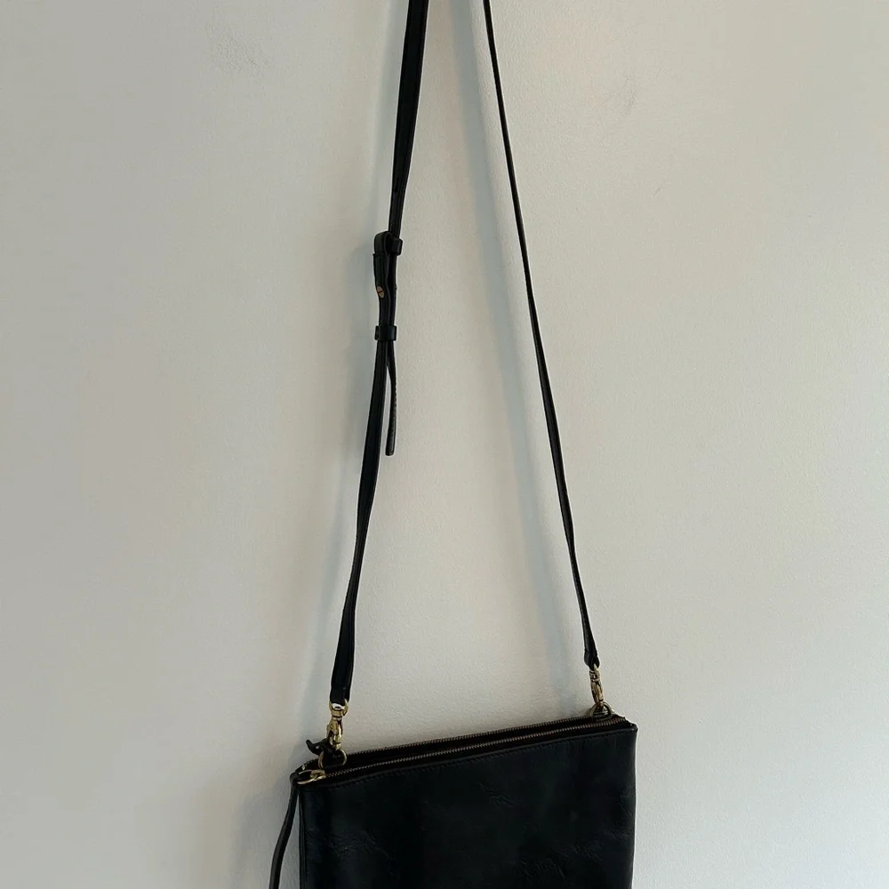 FOSSIL Leather Devon Crossbody Bag Black - Picture 5 of 10